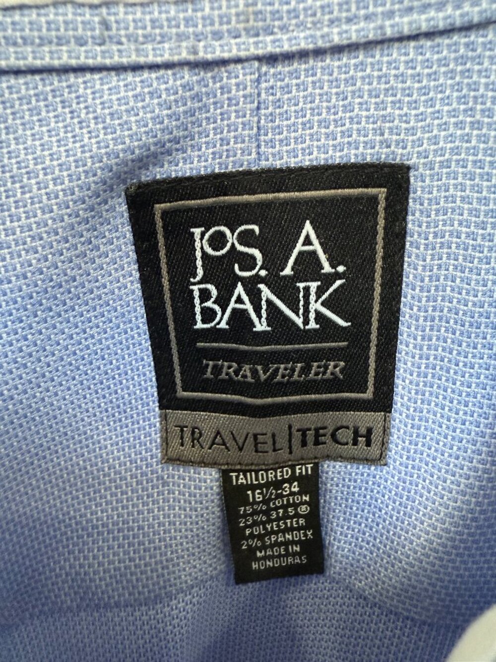 brand.JOSA Banks Dress Shirt Light Blue | Size 16.5-34